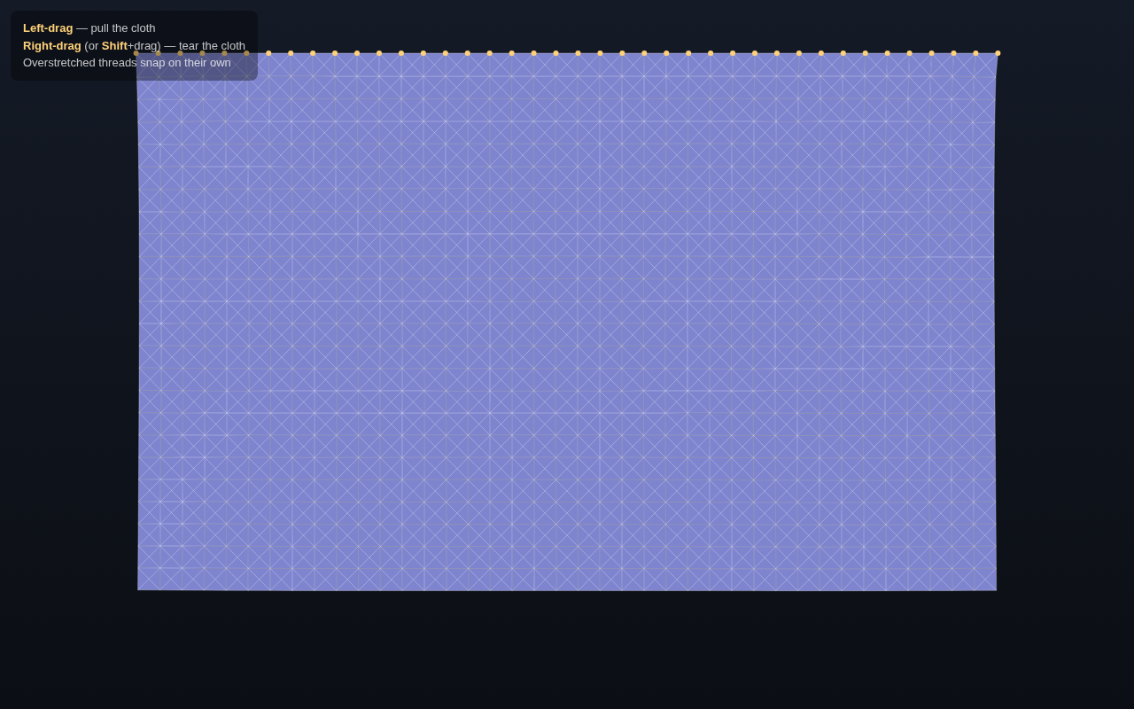 H2 · Cloth simulation preview